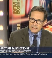 Christian Saint-Etienne invité du Grand Journal sur BFM Business – 22/12/2014 – 2/2